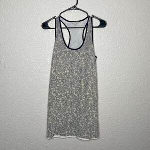 Joie light weight racer back tank top tunic mini dress Size small